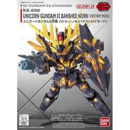 Gundam - Unicorn 2 Banshee Norn [Destroy Mode] - SD