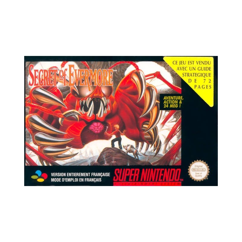 Acheter Secret of Evermore Super Nintendo GameSpirit Acheter Secret of Evermore Super Nintendo GameSpirit