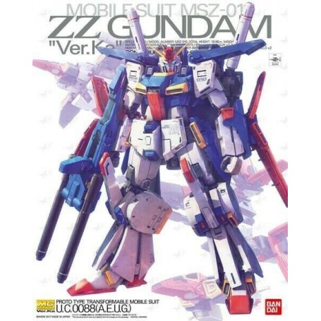 Acheter Gundam - ZZ Ver Ka - Mobile Suit MSZ-01 - GameSpirit