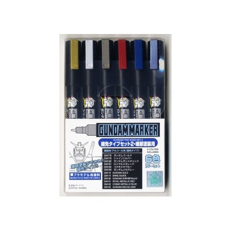 Acheter Gundam Marker Fine Edge Set 2 - GMS-126 - GameSpirit
