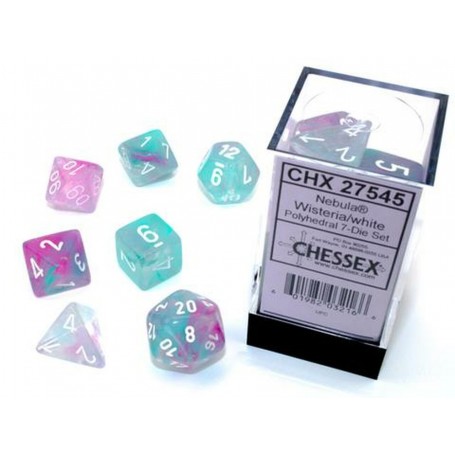 Acheter Set de 7 Dés Polyédrique - Chessex - GameSpirit