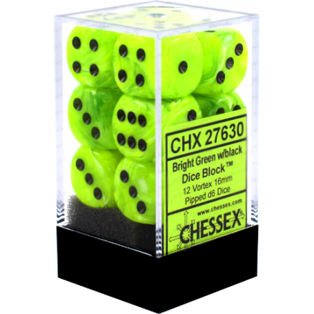 Acheter Set de 12 Dés à 6 Faces - Chessex - Jeux de Rôles - GameSpirit
