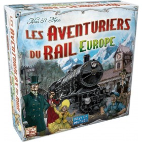 Acheter - Jeux de Société - Les Aventuriers du Rail Europe - GameSpirit