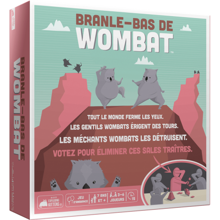 Acheter Branle-Bas de Woobat - Jeu de Société - Exploding Kittens - GameSpirit