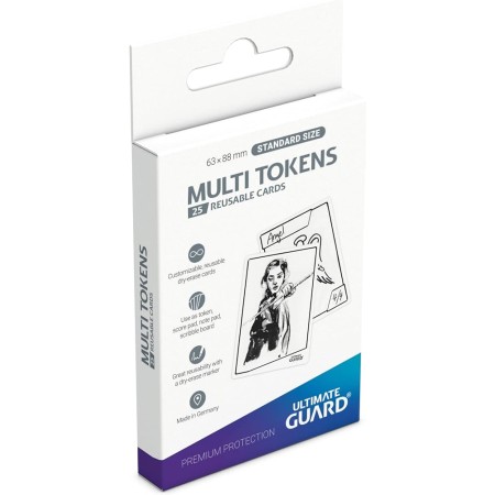 Acheter Multi Token (x25) - Jetons Personnalisables - Ultimate Guard - GameSpirit
