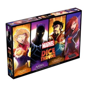 Acheter Dice Throne Marvel - Captain Marvel, Black Panther, Dr Strange, Black Widow - GameSpirit