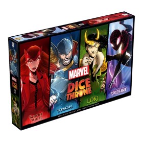 Acheter Dice Throne Marvel - Scarlet Witch, Thor, Loki, Miles Morales Spider-Man - GameSpirit