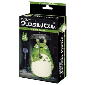 Acheter Crystal Puzzle - Totoro Vert - Mon Voisin Totoro - Studio Ghibli - 42pcs - GameSpirit