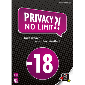 Acheter - Jeu de Société - Privacy no Limit ?! - Gigamic - GameSpirit