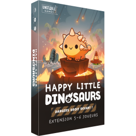 Acheter Happy Little Dinosaurs - Dangers Droit Devant - Extension 5 - 6 Joueurs - Tee Turtle - GameSpirit
