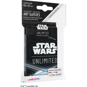 Protège-Cartes - Card Back Black - Star Wars Unlimited - (x60+1) Acheter Protège-Cartes - Card Back Black- Star wars Unlimited - (x60+1) - GameSpirit