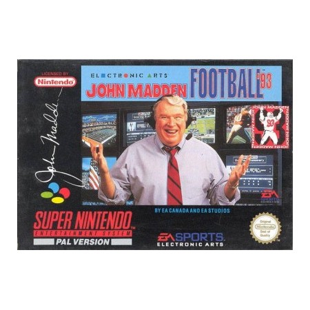 Acheter John Madden Football' 93 - Snes dans votre magasin GameSpirit