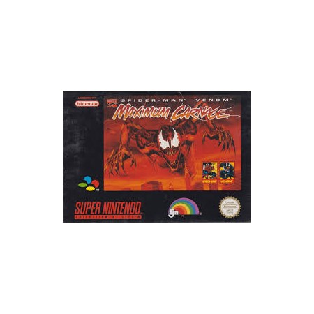 Acheter Spider-Man & Venom Maximum Carnage - Snes dans votre magasin GameSpirit