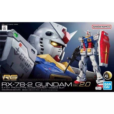 Acheter Gundam - RX-78-2 Gundam Ver. 2.0 - RG (40) - GameSpirit