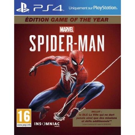 Acheter Marvel Spider-Man - GOTY - PS4 dans votre magasin GameSpirit