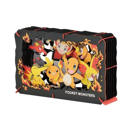 Acheetr Théâtre de Papier - Starters Feu - Pokémon - GameSpirit