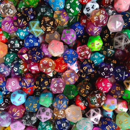 Acheter Dé 20 faces à l'unité - GameSpirit
