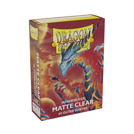 Acheter Protèges Cartes - Dragon Shield Clear Outer Matte - Format Japonais (x60) - GameSpirit