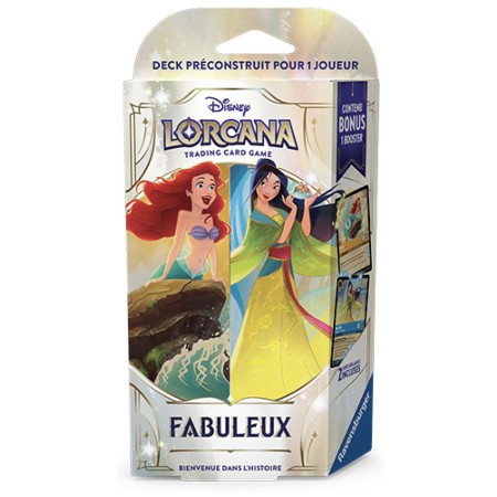 Acheter Deck de démarrage - Ariel et Mulan - Fabuleux - Disney Lorcana - GameSpirit