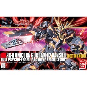 Acheter Gundam - RX-0 Unicorn Gundam 02 Banshee - Destroy Mode - HG - GameSpirit