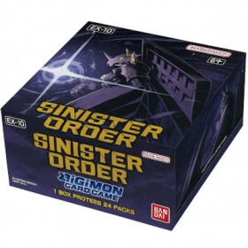 Acheter Display de Booster - Sinister Order - Digimon Card Game - EX10 - GameSpirit