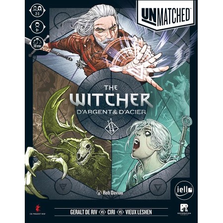 Acheter Unmatched - The Witcher - D'Argent et d'Acier - Jeux de Société - Iello - GameSpirit