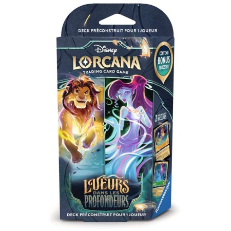 Acheter Deck de démarrage - Simba et Megara - Lueurs dans les Profondeurs - Disney Lorcana - GameSpirit