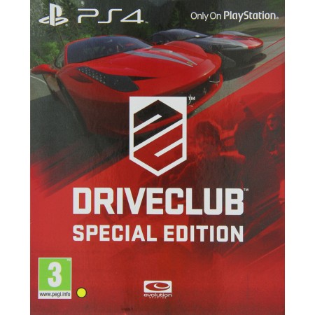 Acheter DriveClub - Edition Spéciale - PS4 - GameSpirit